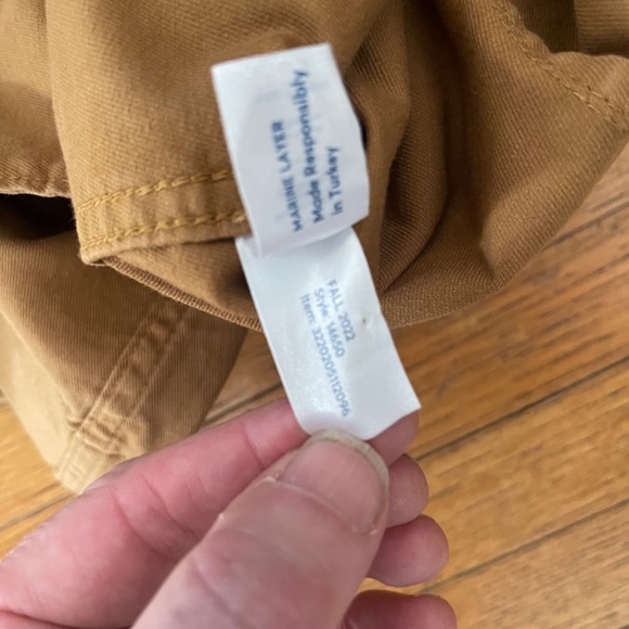 Marine Layer Bridget Wide Leg Crop Pant Copper/BrownSize 8 - Picture 5 of 9